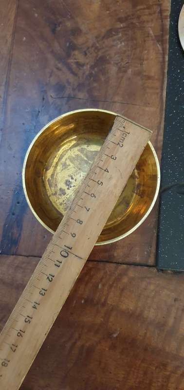 Beautiful Lidded Brass Bowl