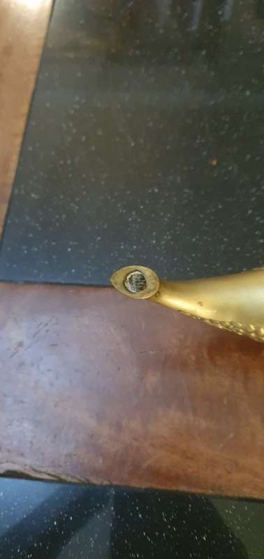 Vintage Brass Oil Lamp