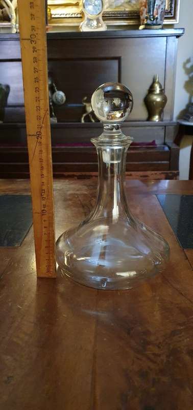 Beautiful Clear Glass Decanter