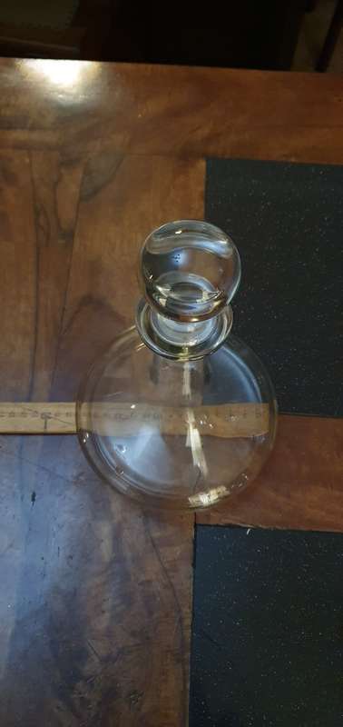Beautiful Clear Glass Decanter