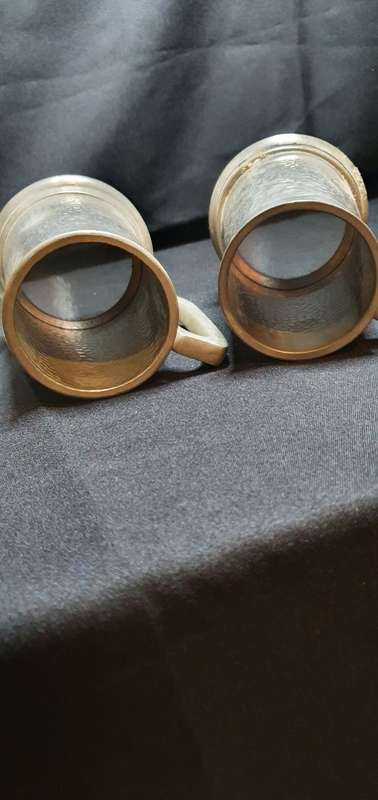 Vintage Pewter Beer Steins