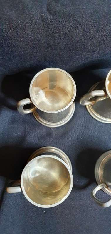 Vintage Pewter Beer Steins