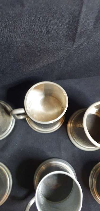Vintage Pewter Beer Steins
