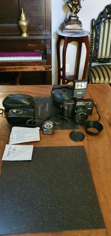 Vintage Meikai Camera, Bewi Quick Light Meter plus an extra Camera