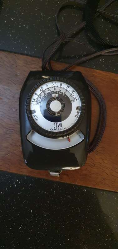 Vintage Meikai Camera, Bewi Quick Light Meter plus an extra Camera