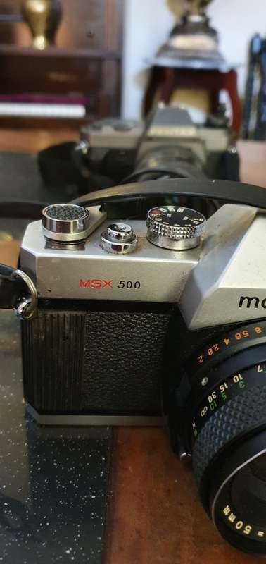 Mamiya MSX500 Camera, Pentax P30 Camera plus Canon Lenses