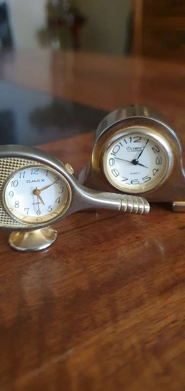 Awesome Collection of Miniature Brass Clocks
