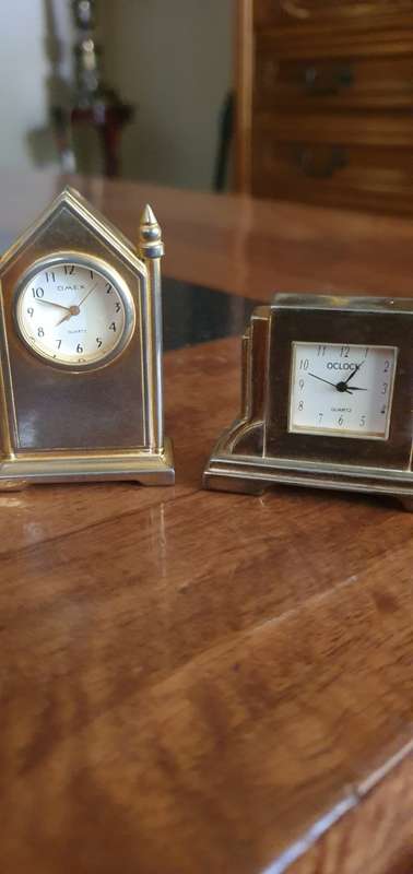 Awesome Collection of Miniature Brass Clocks