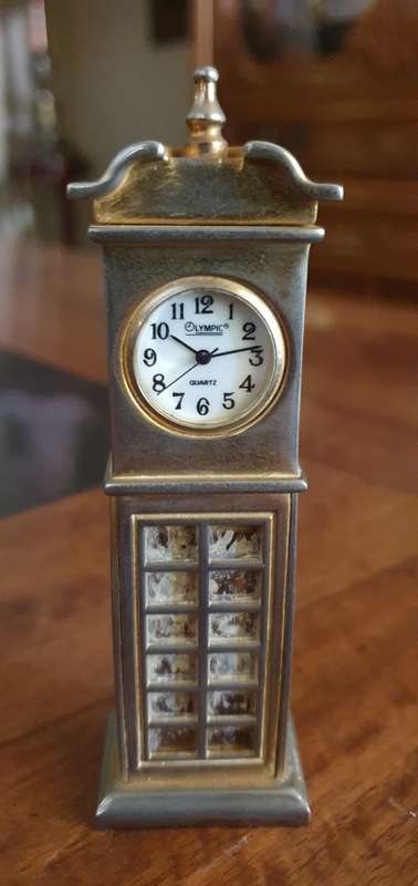 Awesome Collection of Miniature Brass Clocks