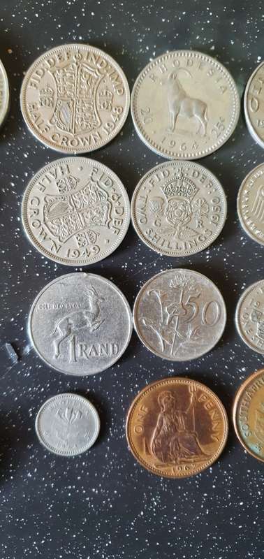 General Service Medal plus Various Collectable Coins