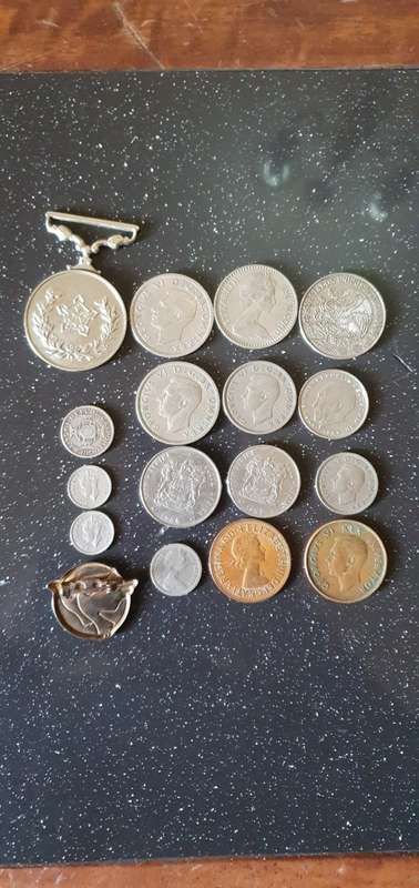 General Service Medal plus Various Collectable Coins