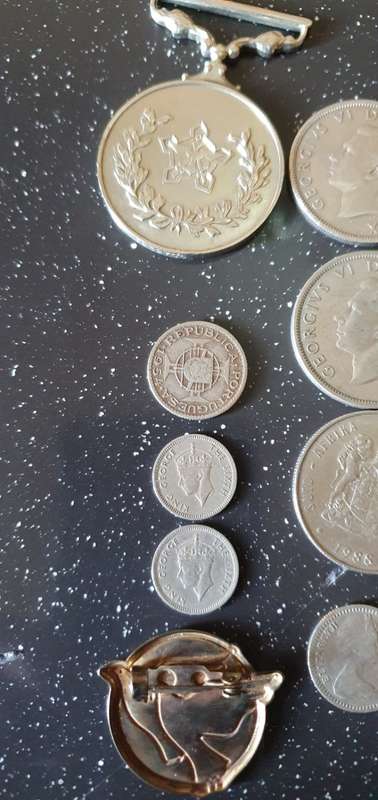 General Service Medal plus Various Collectable Coins