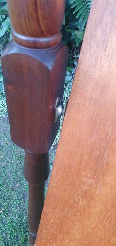 Tall Vintage Oakwood Cheval