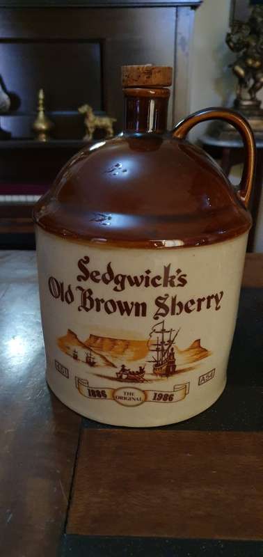 Old Brown Sherry Bottles