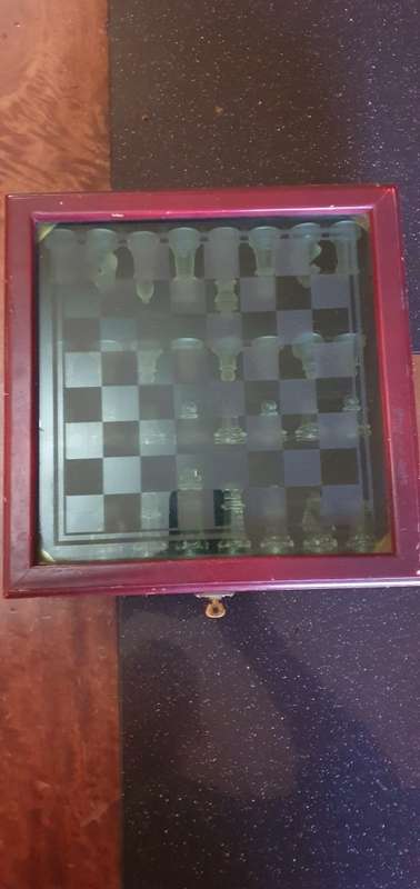 Beautiful Glass Chess Set