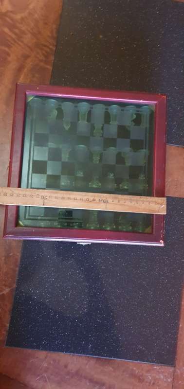 Beautiful Glass Chess Set