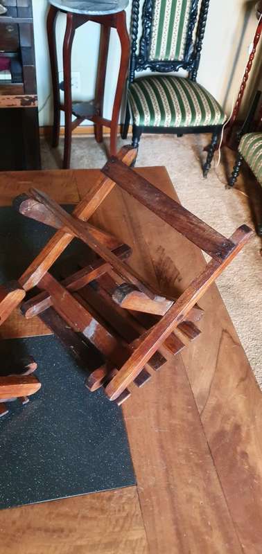 Two Vintage Footstools