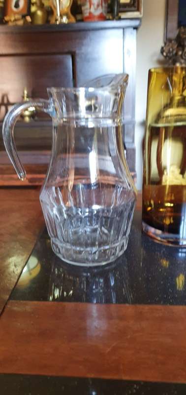 Beautiful Amber Vase and Juice Jug*