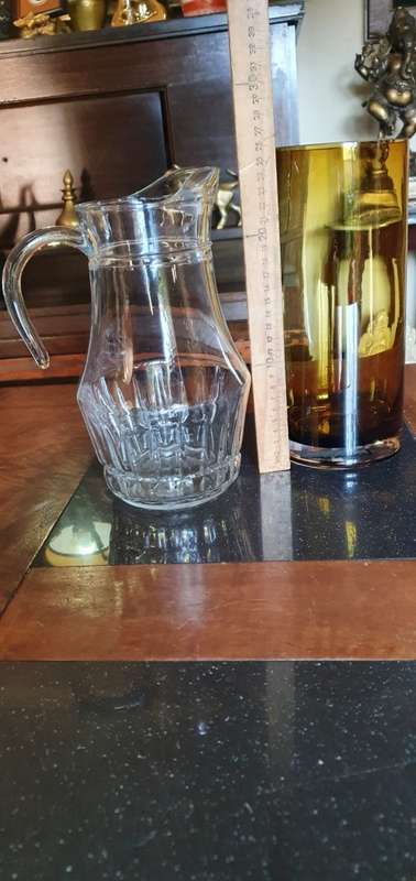 Beautiful Amber Vase and Juice Jug*