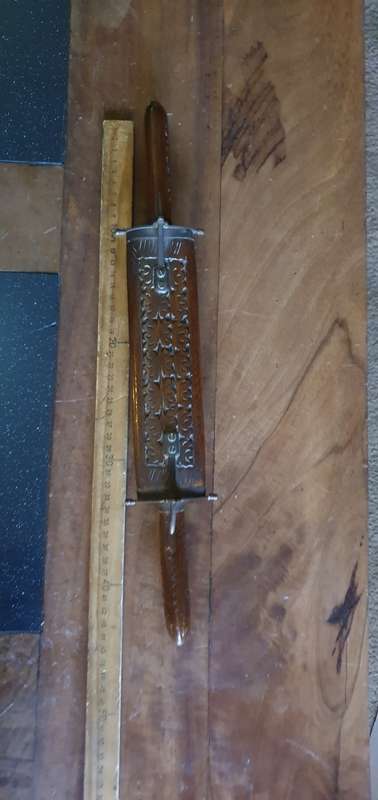Vintage Hand Carved Indian Carving Set