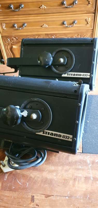 Pair of Strand 833 Stage Lights