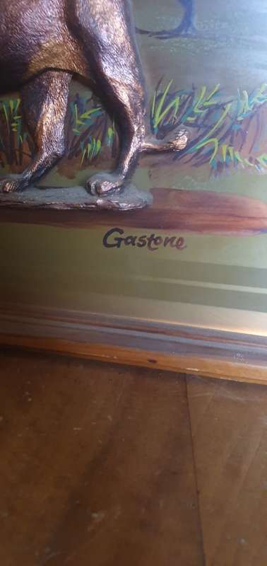 Large Framed Copper Art
