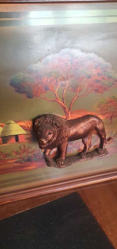 Large Framed Copper Art