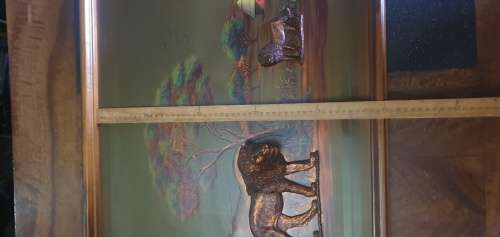Large Framed Copper Art