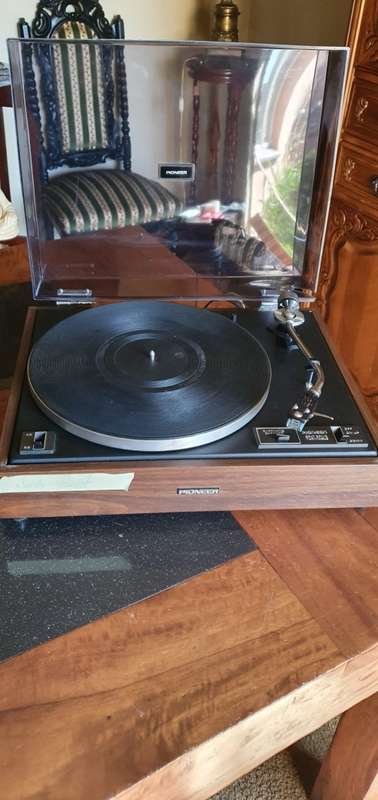 Vintage Dual Tapecorder and Pioneer Turntable LP 12 e