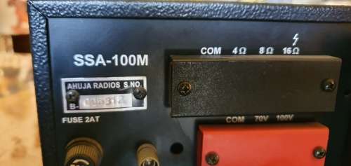 AHUJA AMPLIFIER SSA-100M WATTS AMPLIFIER