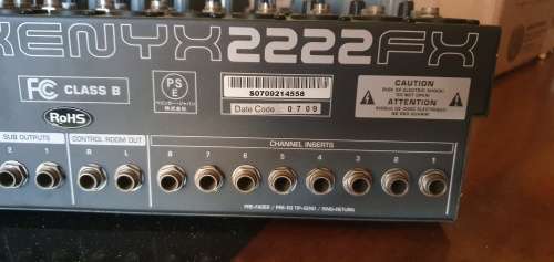 Berhinger Zenyx 2222 FX CPD Series Amplifier