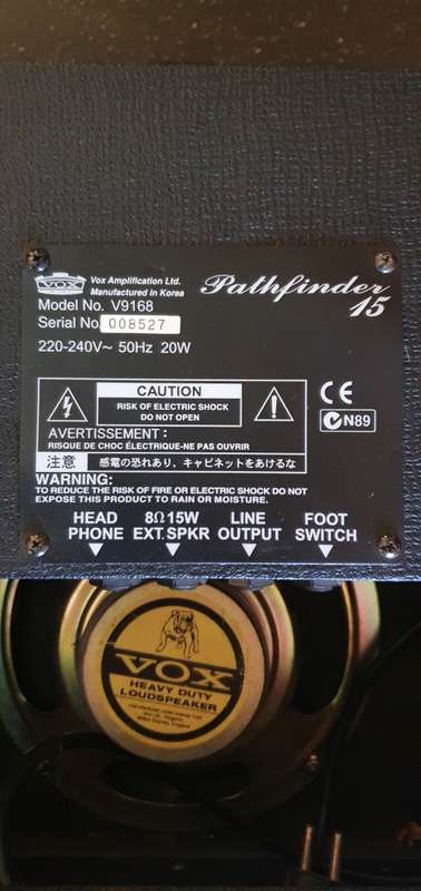 Amazing VOX Amplifier Pathfinder 15
