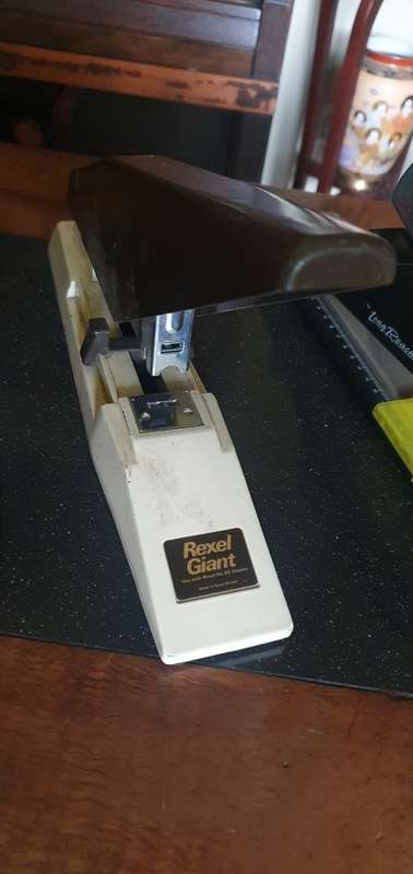 Various Vintage Staplers, Sellotae Rollers & two Paper Punches