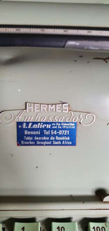 Hermes Ambassordor Typewriter
