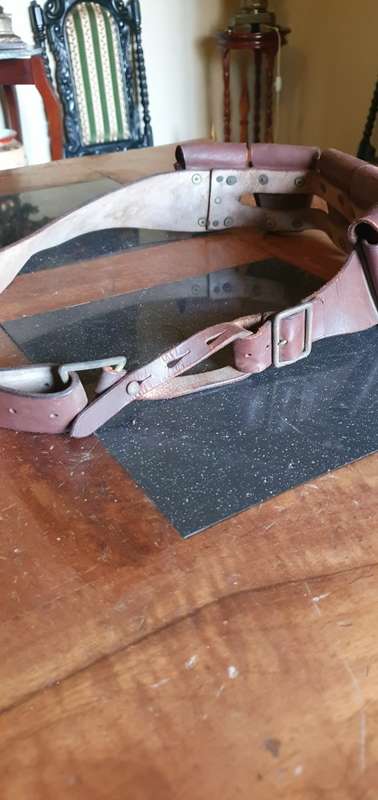 Vinatge Leather Amo Belt