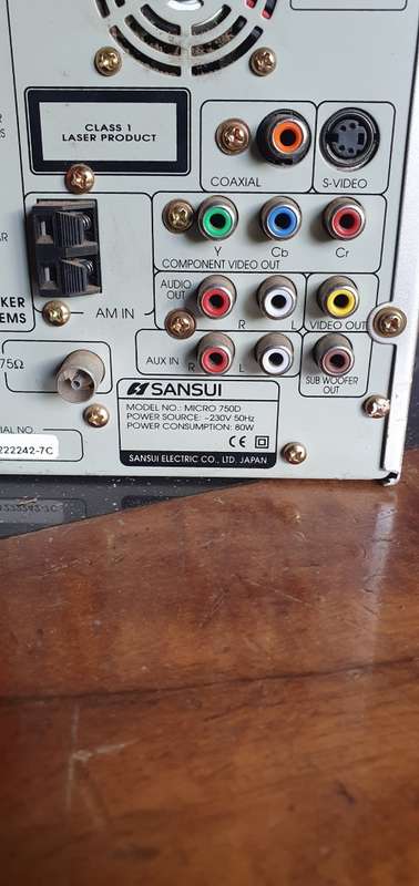 Sansui Micro 750D with Surround Sound & Sub Woofer