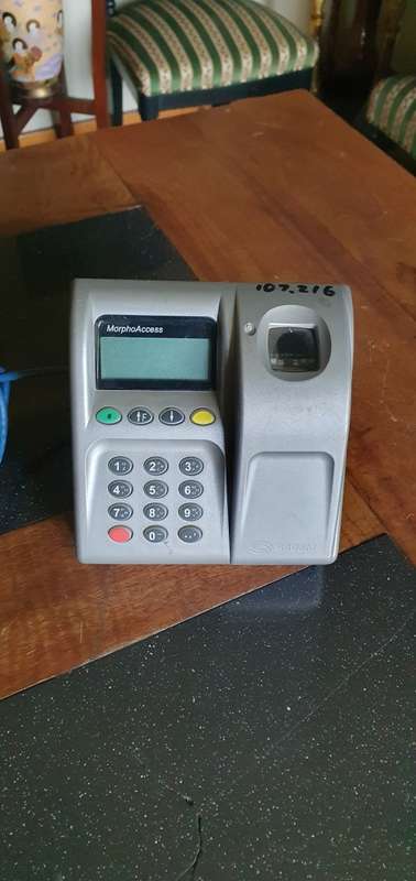 Amano Pix 200 Time Clock & Sagem MorphoAccess Finger Print Terminals