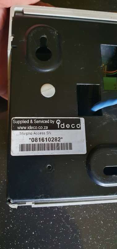 Amano Pix 200 Time Clock & Sagem MorphoAccess Finger Print Terminals