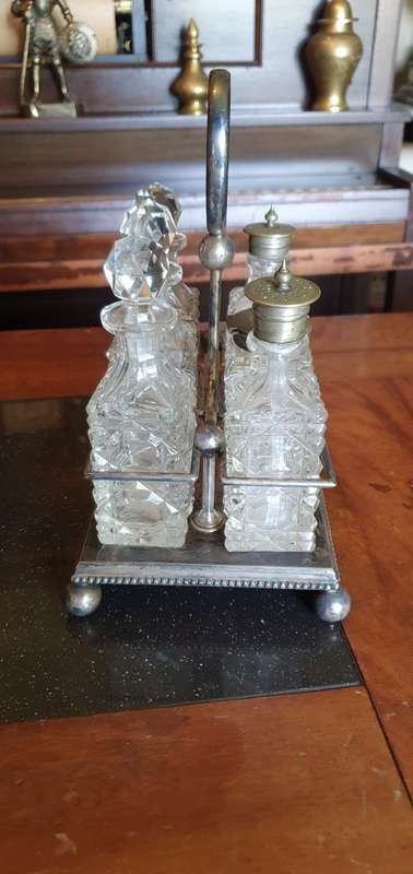 Absolutely Gorgeous Vintage Condiment Set