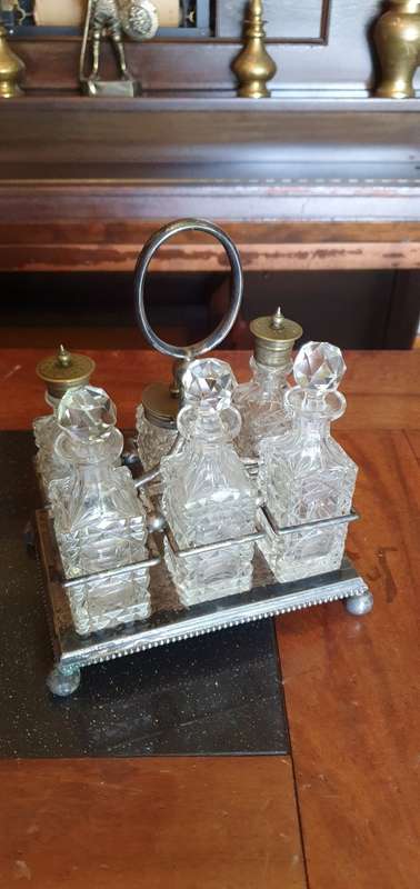Absolutely Gorgeous Vintage Condiment Set