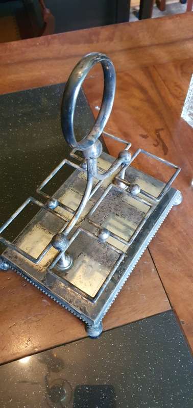 Absolutely Gorgeous Vintage Condiment Set