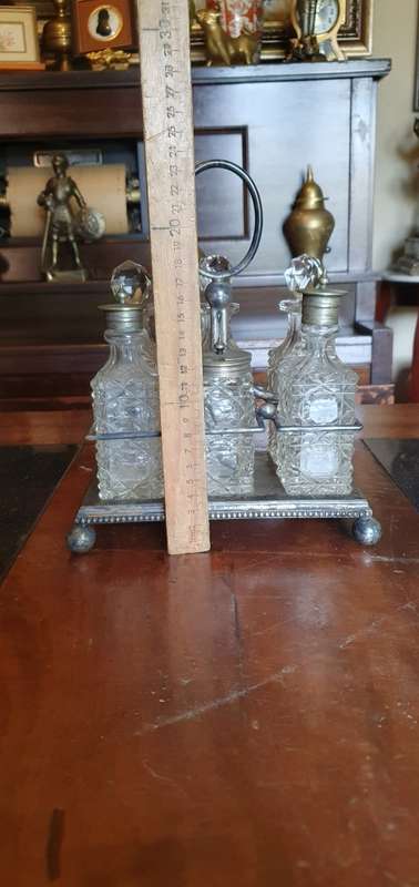 Absolutely Gorgeous Vintage Condiment Set