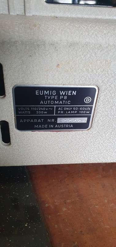 Eumig 8 Projector