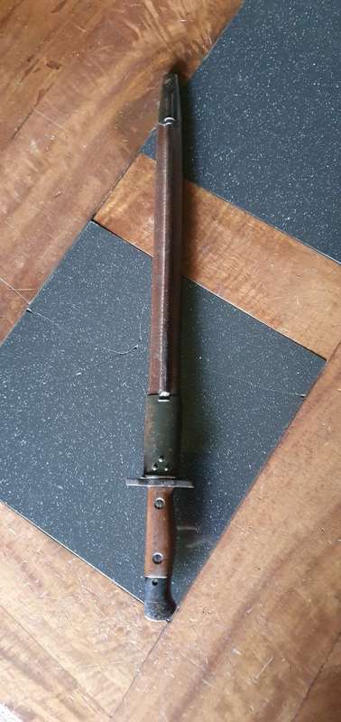 WW2 Mangrovite Long Bayonet Model 303