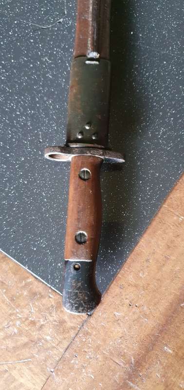 WW2 Mangrovite Long Bayonet Model 303