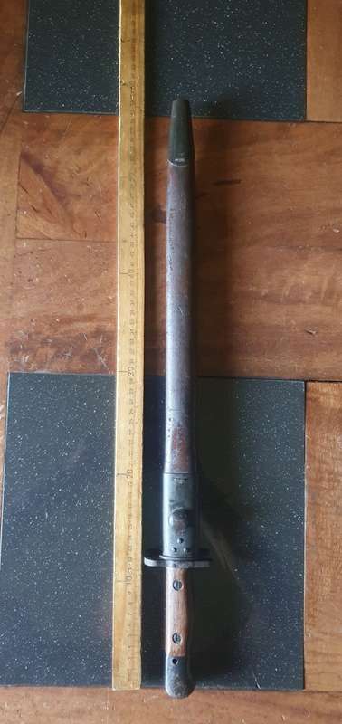 WW2 Mangrovite Long Bayonet Model 303