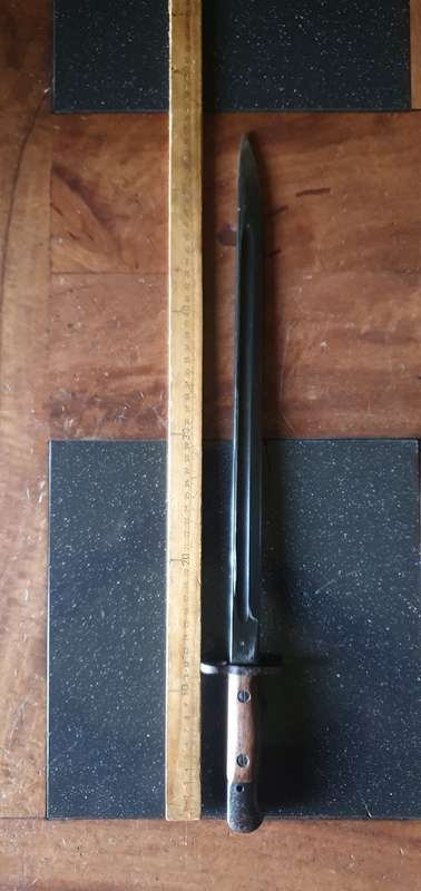 WW2 Mangrovite Long Bayonet Model 303