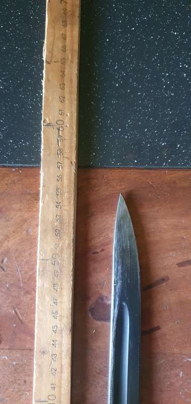 WW2 Mangrovite Long Bayonet Model 303