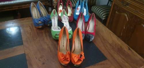 Ladies Glamour High Heel Shoes Size 7