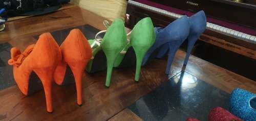 Ladies Glamour High Heel Shoes Size 7